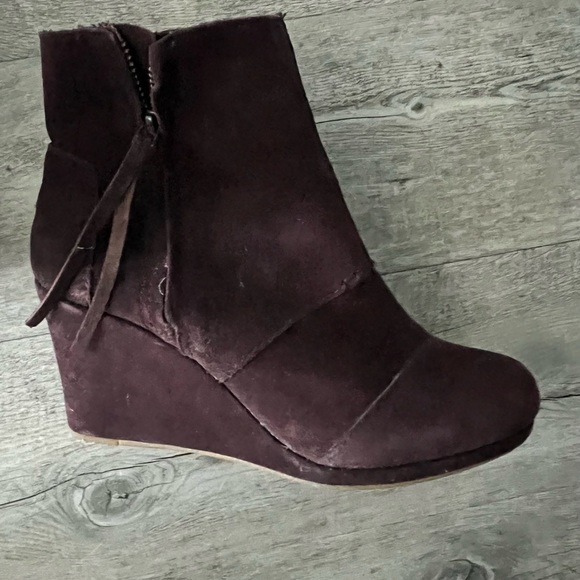 Toms platform booties size 9 - Picture 3 of 4